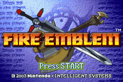 Fire Emblem - GameBoy Advance