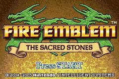Fire Emblem Sacred Stones - GameBoy Advance