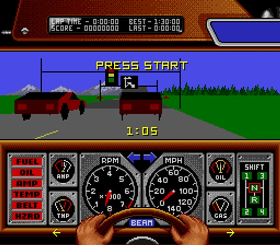 Race Drivin - Super Nintendo - Retro Island Gaming