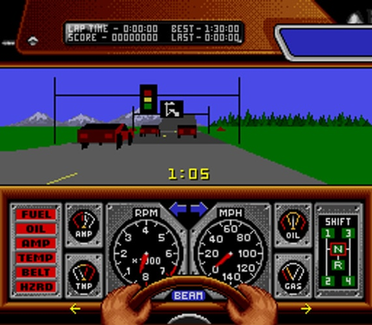 Race Drivin - Super Nintendo - Retro Island Gaming