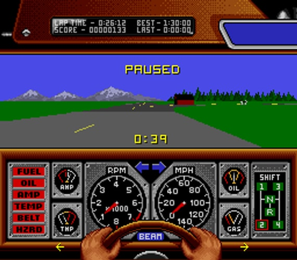 Race Drivin - Super Nintendo - Retro Island Gaming