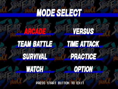Street Fighter EX Plus Alpha - Playstation