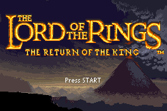 Lord of the Rings Return of the King - GameBoy Advance