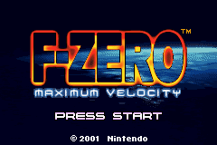 F-Zero Maximum Velocity - GameBoy Advance