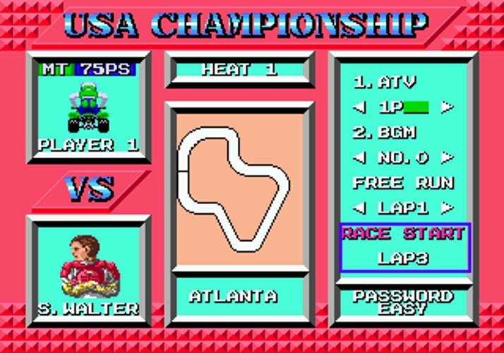Quad Challenge - Sega Genesis - Retro Island Gaming