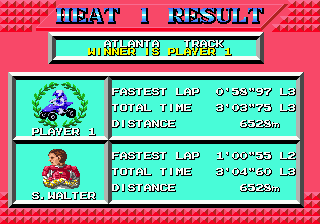 Quad Challenge - Sega Genesis