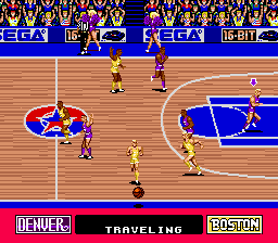 Pat Riley's Basketball - Sega Genesis