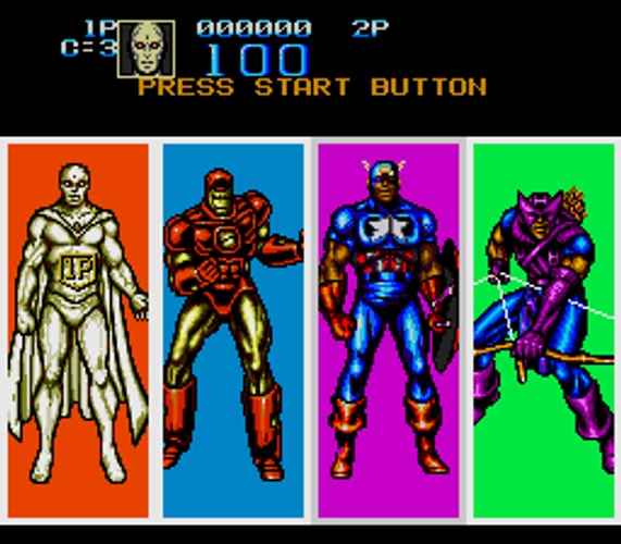 Captain America and the Avengers - Sega Genesis