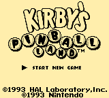 Kirby's Pinball Land [Player's Choice] - GameBoy