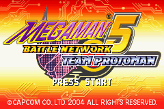 Mega Man Battle Network 5 Team Protoman - GameBoy Advance