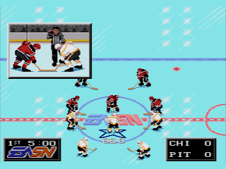 NHLPA Hockey '93 - Super Nintendo