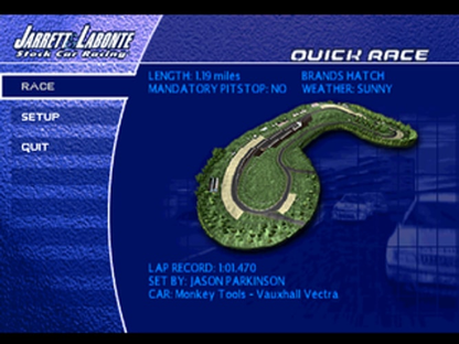 Jarrett & Labonte Stock Car Racing - Playstation