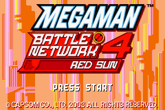 Mega Man Battle Network 4 Red Sun - GameBoy Advance