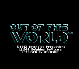 Out of This World - Super Nintendo