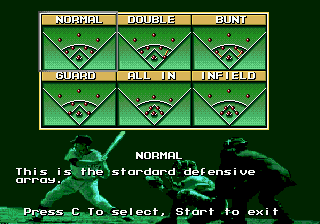 MLBPA Baseball - Sega Genesis