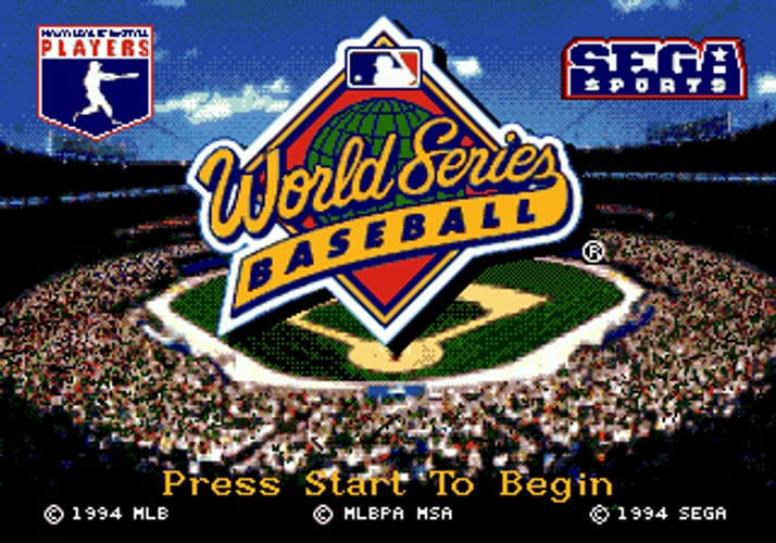 World Series Baseball - Sega Genesis - Retro Island Gaming