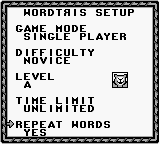 Wordtris - GameBoy - Retro Island Gaming