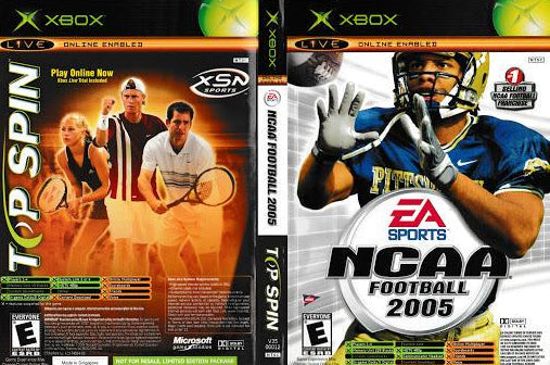 NCAA Football 2005 Top Spin Combo - Xbox