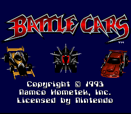 Battle Cars - Super Nintendo