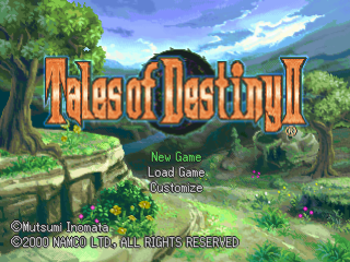 Tales of Destiny 2 - Playstation