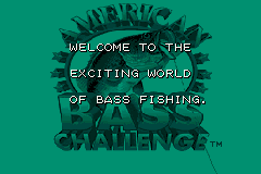 American Bass Challenge - GameBoy Advance