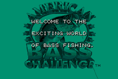 American Bass Challenge - GameBoy Advance - Retro Island Gaming