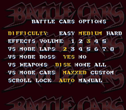 Battle Cars - Super Nintendo - Retro Island Gaming