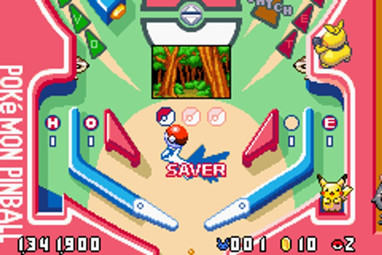 Pokemon Pinball Ruby and Sapphire - GameBoy Advance