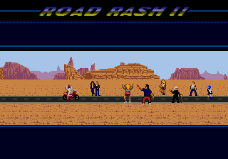 Road Rash II [Cardboard Box] - Sega Genesis