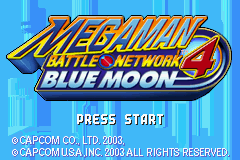 Mega Man Battle Network 4 Blue Moon - GameBoy Advance