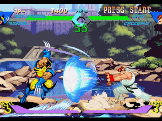 X-men vs Street Fighter - Playstation - Retro Island Gaming