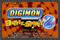 Digimon Battle Spirit 2 - GameBoy Advance