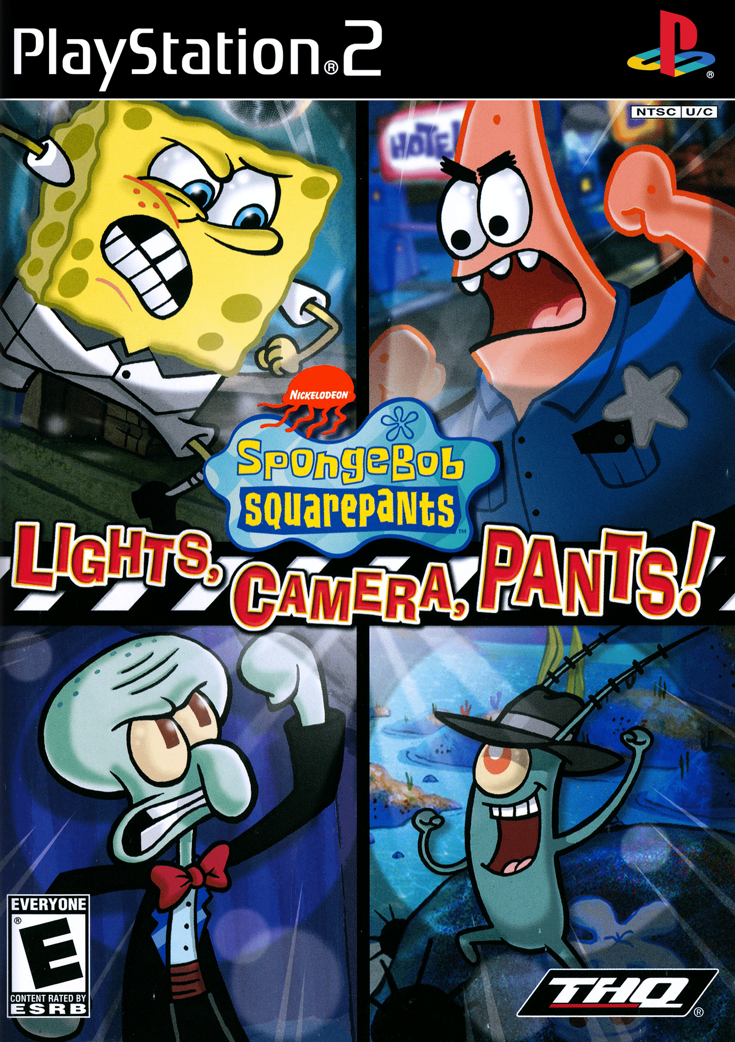 SpongeBob SquarePants Lights Camera Pants - Playstation 2