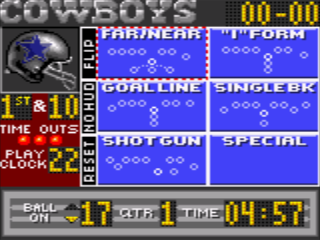 Madden 95 - Sega Game Gear