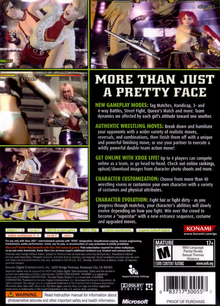 Rumble Roses XX - Xbox 360