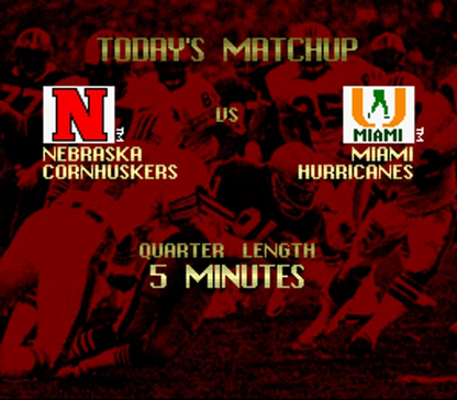 NCAA Football - Super Nintendo - Retro Island Gaming
