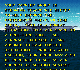 Turn and Burn No Fly Zone - Super Nintendo
