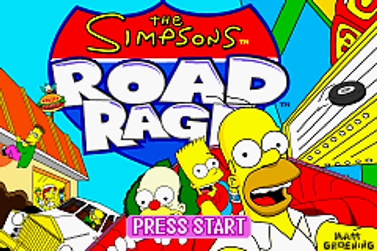 The Simpsons Road Rage - GameBoy Advance - Retro Island Gaming