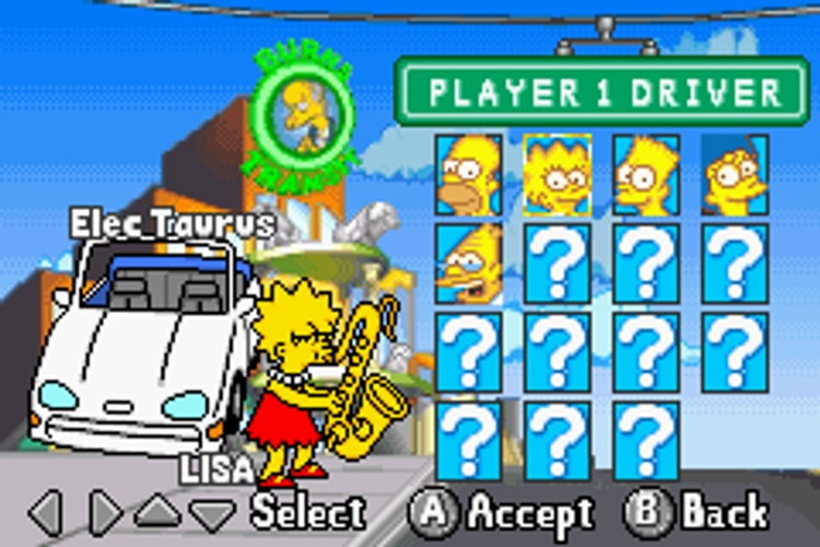 The Simpsons Road Rage - GameBoy Advance - Retro Island Gaming
