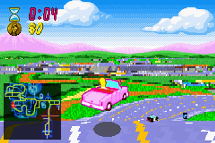 The Simpsons Road Rage - GameBoy Advance - Retro Island Gaming