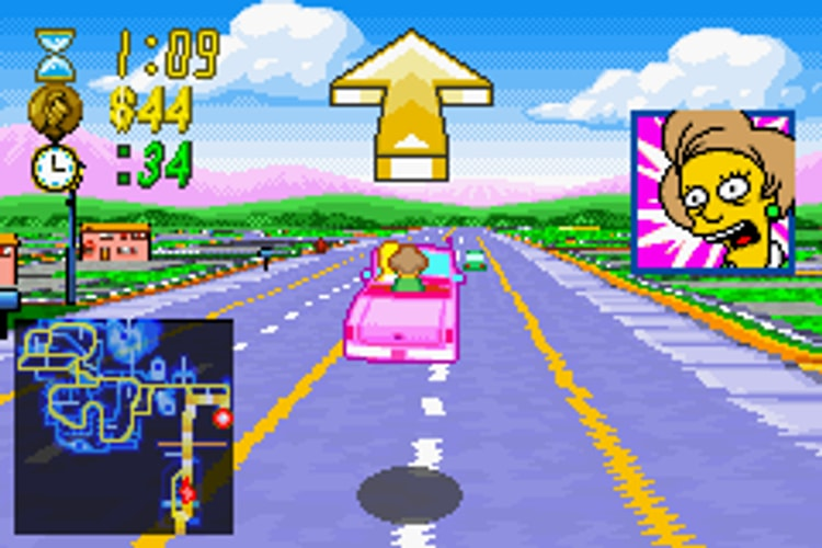 The Simpsons Road Rage - GameBoy Advance - Retro Island Gaming