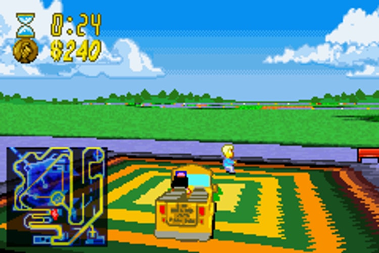 The Simpsons Road Rage - GameBoy Advance - Retro Island Gaming