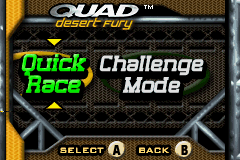 Quad Desert Fury - GameBoy Advance