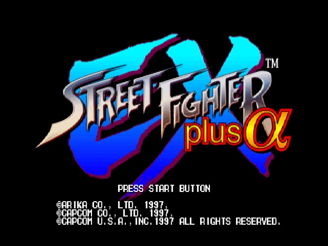 Street Fighter EX Plus Alpha - Playstation