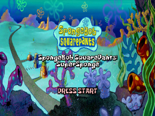 SpongeBob SquarePants Super Sponge [Greatest Hits] - Playstation