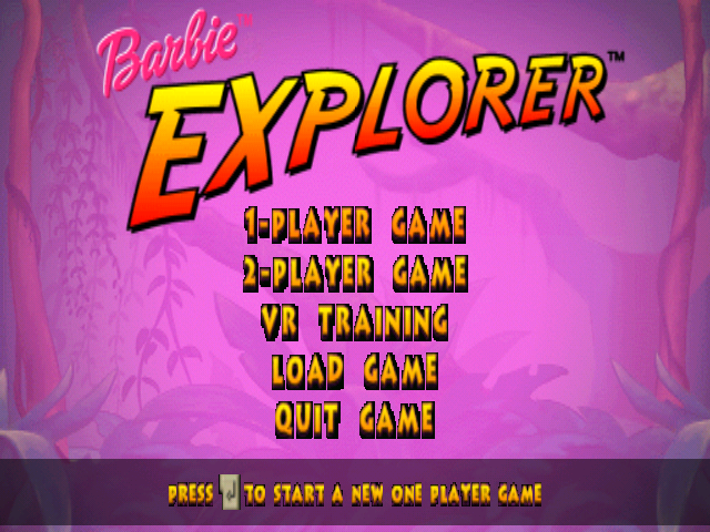 Barbie Explorer - Playstation