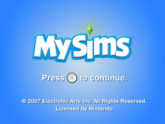 MySims - Wii