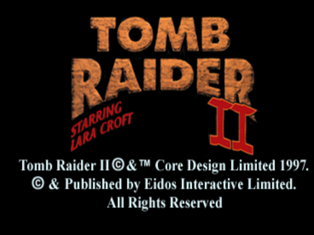 Tomb Raider II - Playstation