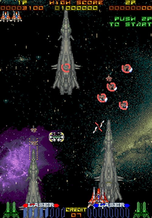 Ataque Galáctico - Sega Saturn