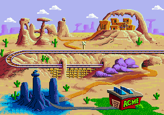 Desert Demolition - Sega Genesis